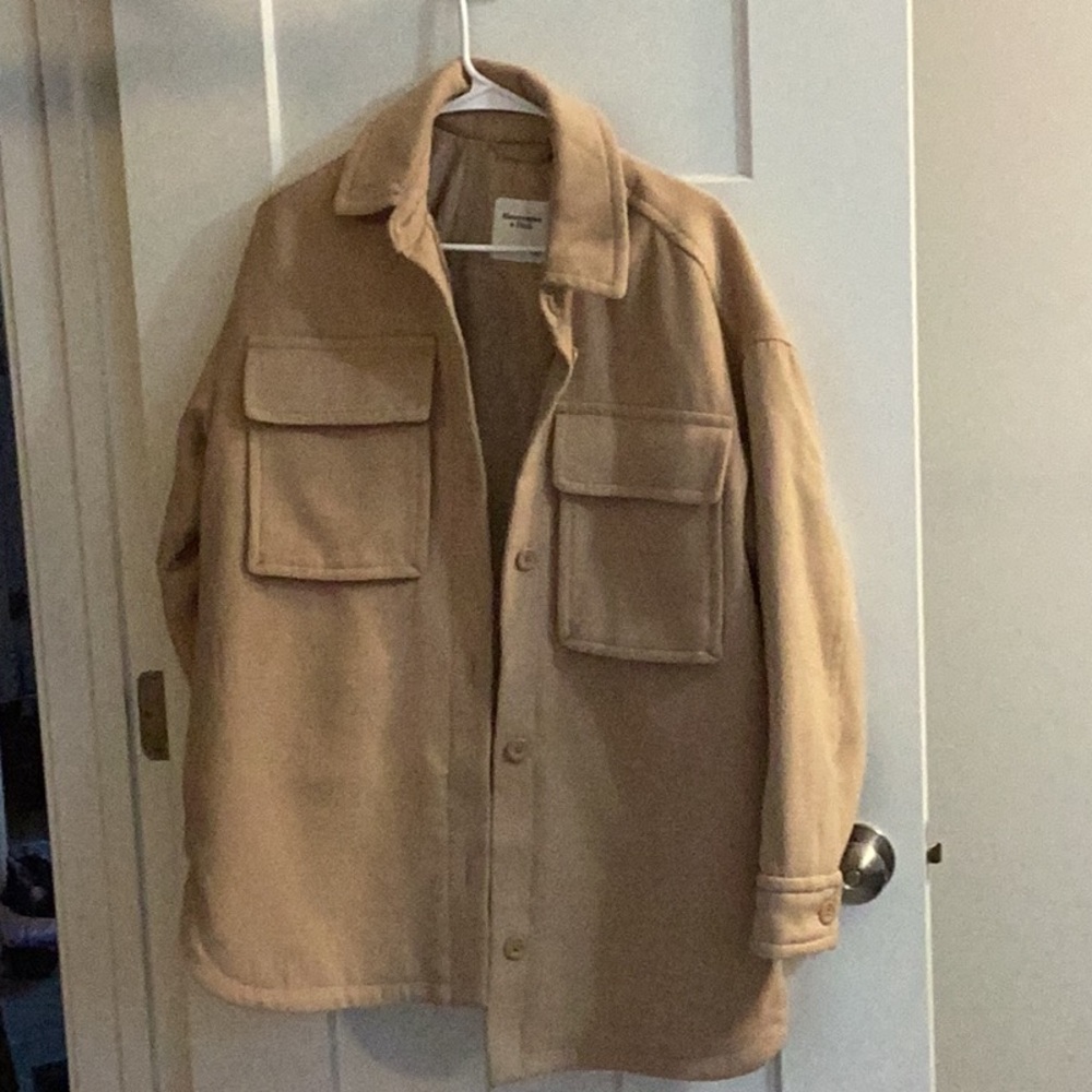 Abercrombie & Fitch Oversized Shacket